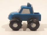 Off-Road Truck Blue PVC Hard Rubber Toy Car Vehicle