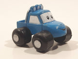 Off-Road Truck Blue PVC Hard Rubber Toy Car Vehicle