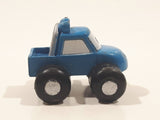 Off-Road Truck Blue PVC Hard Rubber Toy Car Vehicle