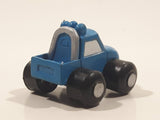 Off-Road Truck Blue PVC Hard Rubber Toy Car Vehicle