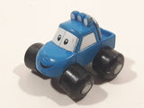 Off-Road Truck Blue PVC Hard Rubber Toy Car Vehicle