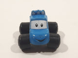 Off-Road Truck Blue PVC Hard Rubber Toy Car Vehicle