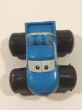 Off-Road Truck Blue PVC Hard Rubber Toy Car Vehicle