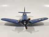 Disney Pixar Planes Skipper VF-17 Airplane Dark Blue 5" Long Die Cast Toy Aircraft with Folding Wings