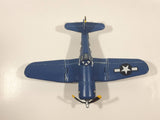 Disney Pixar Planes Skipper VF-17 Airplane Dark Blue 5" Long Die Cast Toy Aircraft with Folding Wings