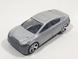 Unknown Brand H23 Sedan Silver Die Cast Toy Car Vehicle