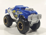 Zuru Metal Machines Monster Truck Blue and Chrome Die Cast Toy Car Vehicle