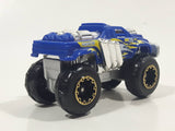 Zuru Metal Machines Monster Truck Blue and Chrome Die Cast Toy Car Vehicle