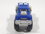Zuru Metal Machines Monster Truck Blue and Chrome Die Cast Toy Car Vehicle