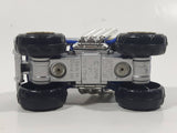 Zuru Metal Machines Monster Truck Blue and Chrome Die Cast Toy Car Vehicle