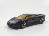 2001 Hot Wheels Company Cars Jaguar XJ220 Black Die Cast Toy Car Vehicle