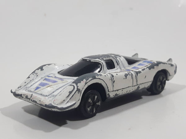 Vintage Uniborn Porsche 917 White Die Cast Toy Car Vehicle Made in Hong Kong