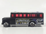 1999 Hot Wheels School Bus Black Die Cast Toy Car Vehicle