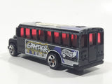 1999 Hot Wheels School Bus Black Die Cast Toy Car Vehicle