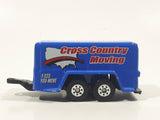 Maisto Cross Country Moving Trailer 1-555-You-Move Blue Die Cast Toy Car Vehicle