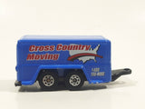 Maisto Cross Country Moving Trailer 1-555-You-Move Blue Die Cast Toy Car Vehicle