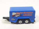 Maisto Cross Country Moving Trailer 1-555-You-Move Blue Die Cast Toy Car Vehicle