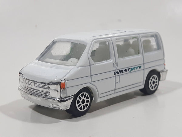 Realtoy Westjet Shuttle Van White Die Cast Toy Car Vehicle