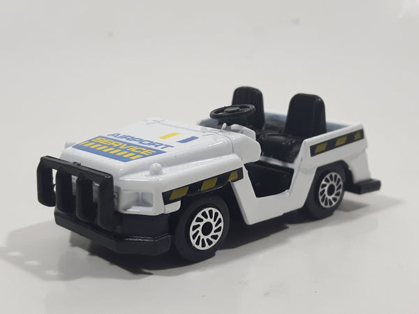 Fast Lane DKF1 Airport Service Luggage Trolley Cart White Die Cast Toy Car Vehicle