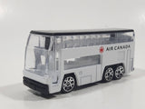 RealToy Air Canada Shuttle Double Decker Bus White Die Cast Toy Car Vehicle