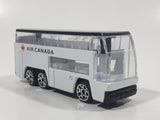 RealToy Air Canada Shuttle Double Decker Bus White Die Cast Toy Car Vehicle