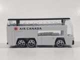 RealToy Air Canada Shuttle Double Decker Bus White Die Cast Toy Car Vehicle