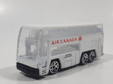 RealToy Air Canada Shuttle Double Decker Bus White Die Cast Toy Car Vehicle