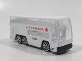 RealToy Air Canada Shuttle Double Decker Bus White Die Cast Toy Car Vehicle