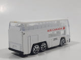 RealToy Air Canada Shuttle Double Decker Bus White Die Cast Toy Car Vehicle