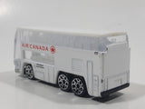 RealToy Air Canada Shuttle Double Decker Bus White Die Cast Toy Car Vehicle