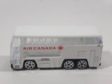 RealToy Air Canada Shuttle Double Decker Bus White Die Cast Toy Car Vehicle