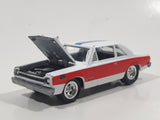 1997 Playing Mantis Johnny Lightning No. 003 1969 AMC Scrambler White Die Cast Toy Car Vehicle with Opening Hood
