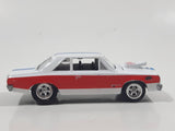 1997 Playing Mantis Johnny Lightning No. 003 1969 AMC Scrambler White Die Cast Toy Car Vehicle with Opening Hood