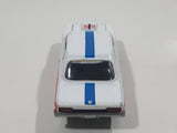 1997 Playing Mantis Johnny Lightning No. 003 1969 AMC Scrambler White Die Cast Toy Car Vehicle with Opening Hood