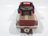 1986 Tonka Road Rebel Truck Red and Beige Pressed Steel and Plastic Die Cast Toy Car Vehicle 9" Long
