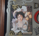 Vintage Coca Cola Delicious Relieves Fatigue In Glass or Bottles 5 Cents 16" x 20" Wall Mirror Advertisement