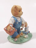 Cherished Teddies Boy With Pull-Toy Bunny Figurine Donald "Friends Are Egg-Ceptional Blessings"