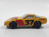 Majorette Sonic Flasher Corvette ZR-1 #37 Yellow Die Cast Toy Car Vehicle