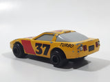 Majorette Sonic Flasher Corvette ZR-1 #37 Yellow Die Cast Toy Car Vehicle