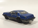 Vintage Majorette No. 217 Ford Thunderbird Dark Blue 1/67 Scale Die Cast Toy Car Vehicle With Opening Hood