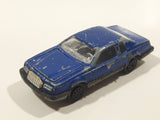 Vintage Majorette No. 217 Ford Thunderbird Dark Blue 1/67 Scale Die Cast Toy Car Vehicle With Opening Hood