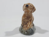 Vintage Wade England Red Rose Tea Labrador Retriever Puppy Dog Miniature Figurine