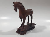 Horse 5" Tall Wood Carved Figurine
