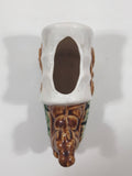 Vintage Nashville Tennessee Horse and Chuck Wagon 3 1/4" Long Ceramic Toothpick Holder