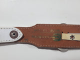 White Western Themed 35" Long Belt