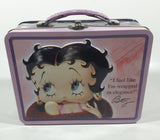 2006 King Features Syndicate Betty Boop "I feel like I'm wrapped in elegance!" Embossed Tin Metal Lunch Box