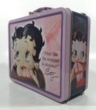 2006 King Features Syndicate Betty Boop "I feel like I'm wrapped in elegance!" Embossed Tin Metal Lunch Box