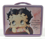2006 King Features Syndicate Betty Boop "I feel like I'm wrapped in elegance!" Embossed Tin Metal Lunch Box