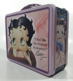 2006 King Features Syndicate Betty Boop "I feel like I'm wrapped in elegance!" Embossed Tin Metal Lunch Box