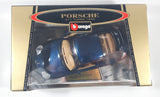 Burago Gold Collection Porsche 911 Turbo 1999 Dark Blue 1/18 Scale Die Cast Toy Car Vehicle New in Box